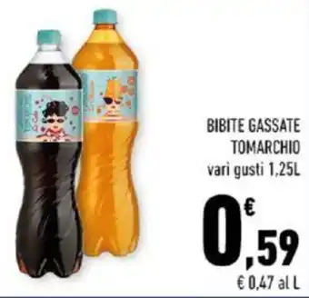 BIBITE GASSATE TOMARCHIO vari gusti 1,25L