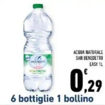 Conad ACQUA NATURALE SAN BENEDETTO EASY 1L offerta