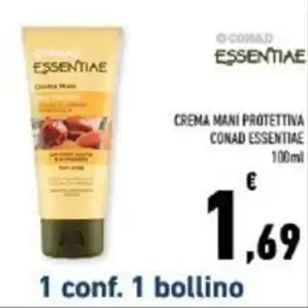 Conad CREMA MANI PROTETTIVA CONAD ESSENTIAE 100ml offerta