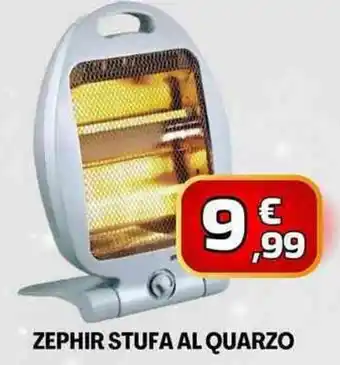 MEGA ZEPHIR STUFA AL QUARZO offerta