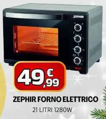 ZEPHIR FORNO ELETTRICO 21 LITRI 1280W