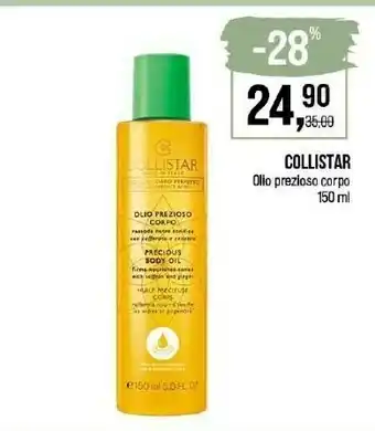Caddy's Collistar Olio Prezioso Corpo 150ml offerta