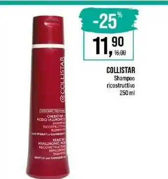 Caddy's Collistar Shampoo Ricostruttivo 250ml offerta
