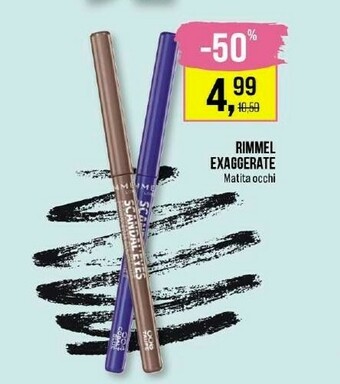 Caddy's Rimmel Exaggerate offerta