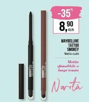 Caddy's Maybelline Tattoo Smokey offerta