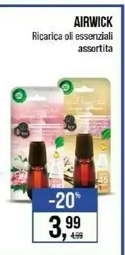Caddy's Air wick Ricarica Oil offerta