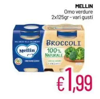 Franzy's MELLIN Omo verdure 2x125gr - vari gusti offerta
