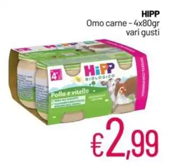 Franzy's HIPP Omo carne - 4x80gr vari gusti offerta