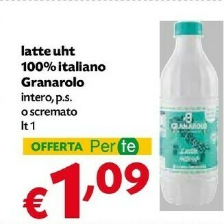 Pam Granarolo Latte Uht 100% Italiano offerta