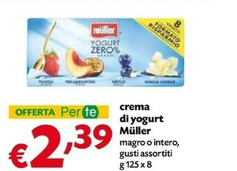Pam Muller Crema Di Yogurt offerta
