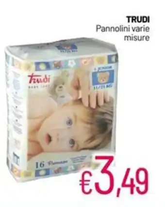 Franzy's TRUDI Pannolini varie misure offerta