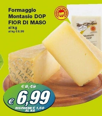 Prix Quality Fior di maso Formaggio Montasio Dop offerta