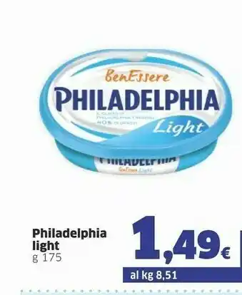 Sigma Philadelphia Benessere Light 175 offerta