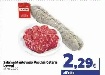 Sigma Levoni Salame Mantovano offerta