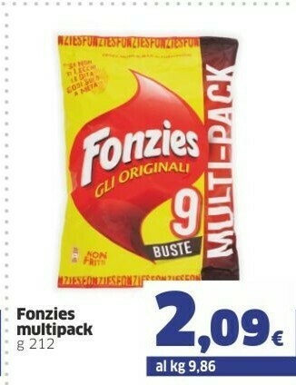Sigma Mondelez - Fonzies Gli Originali offerta