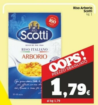 Sigma Scotti Riso Arborio offerta