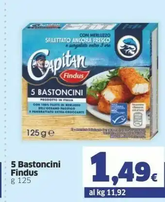 Sigma Findus 24 Bastoncini Con 100% Filetto Di Merluzzo offerta