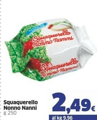 Sigma Nonno Nanni Squaquerello 250 G(ml) offerta