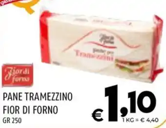 Il Centesimo PANE TRAMEZZINO FIOR DI FORNO GR 250 offerta