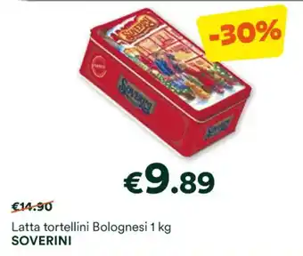 Latta tortellini Bolognesi 1 kg SOVERINI