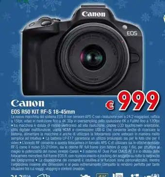 Canon EOS R50 KIT RF-S 18-45mm