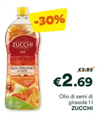 Unes Olio di semi di girasole 1 l ZUCCHI offerta