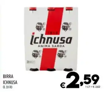 Il Centesimo BIRRA ICHNUSA CL 33 X3 offerta