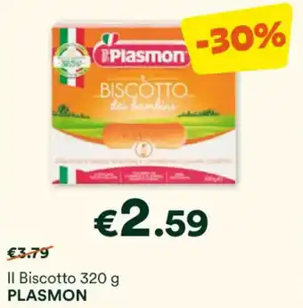 Unes Il Biscotto 320 g PLASMON offerta