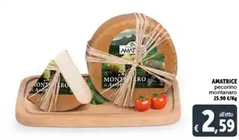 Deco Supermercati AMATRICE pecorino montanaro offerta