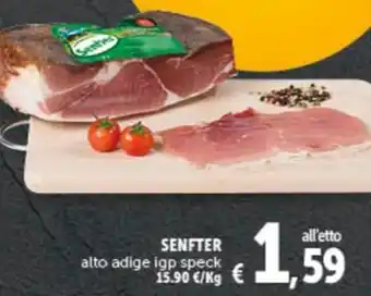 Deco Supermercati SENFTER alto adige igp speck offerta