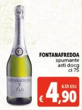 Deco Supermercati FONTANAFREDDA spumante asti docg cl 75 offerta