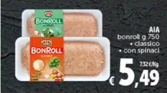 Deco Supermercati AIA bonroll g 750 offerta