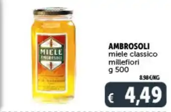 Deco Supermercati AMBROSOLI miele classico millefiori offerta