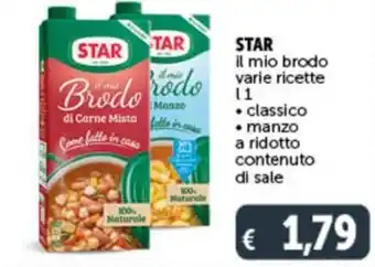 Deco Supermercati STAR il mio brodo varie ricette l 1 offerta