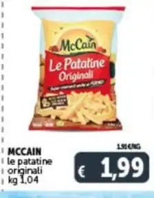 Deco Supermercati MCCAIN le patatine originali kg 1,04 offerta