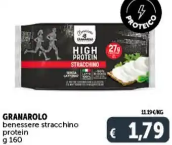 Deco Supermercati GRANAROLO benessere stracchino protein g 160 offerta