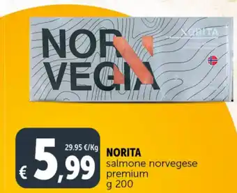 Deco Supermercati NORITA salmone norvegese premium g 200 offerta