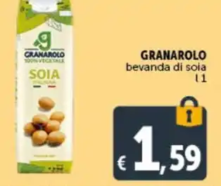 Deco Supermercati GRANAROLO bevanda di soia offerta
