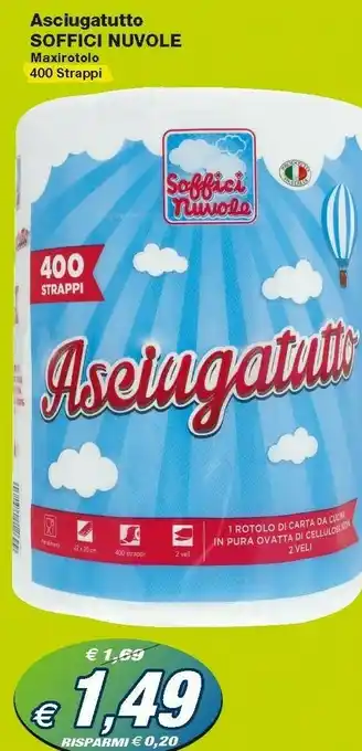 Prix Quality Soffici Nuvole Asciugatutto offerta