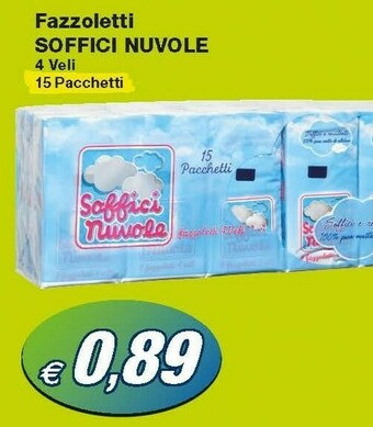 Prix Quality Soffici Nuvole Fazzoletti offerta