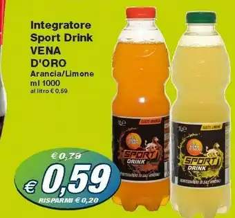 Prix Quality Vena d' oro Integratore Sport Drink Arancia/ Limone offerta