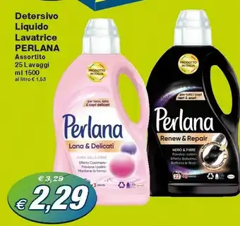 Prix Quality Perlana Detersivo Liquido Lavatrice offerta