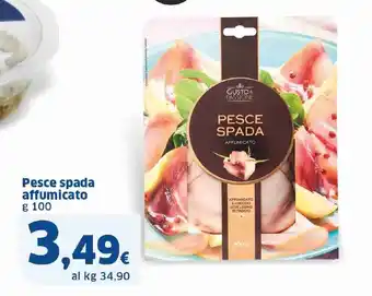 Sigma Pesce spada affumicato g 100 offerta