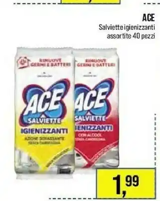 Lillapois Ace Salviette Igienizzanti 40pz offerta