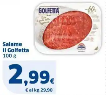 Sigma Salame II Golfetta 100 g offerta