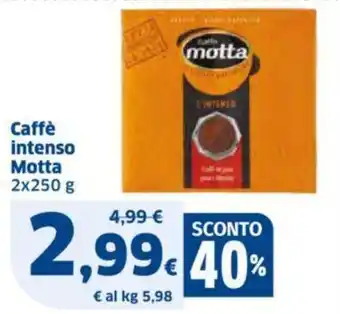 Sigma Caffè intenso Motta 2x250 g offerta