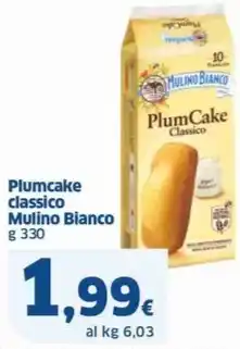 Sigma Plumcake classico Mulino Bianco g 330 offerta