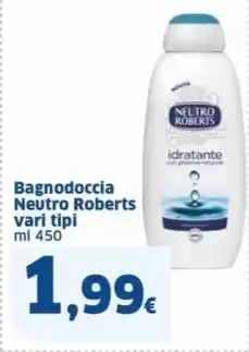 Sigma Bagnodoccia Neutro Roberts vari tipi ml 450 offerta