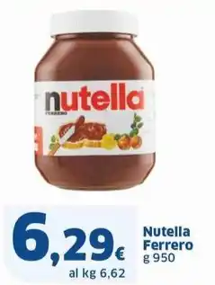 Sigma Nutella Ferrero g 950 offerta