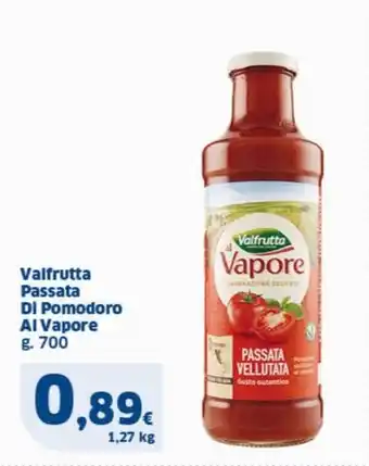 Sigma Valfrutta Passata DI Pomodoro Al Vapore g. 700 offerta